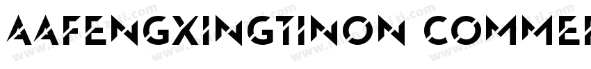 AaFengxingtiNon CommercialUse字体转换